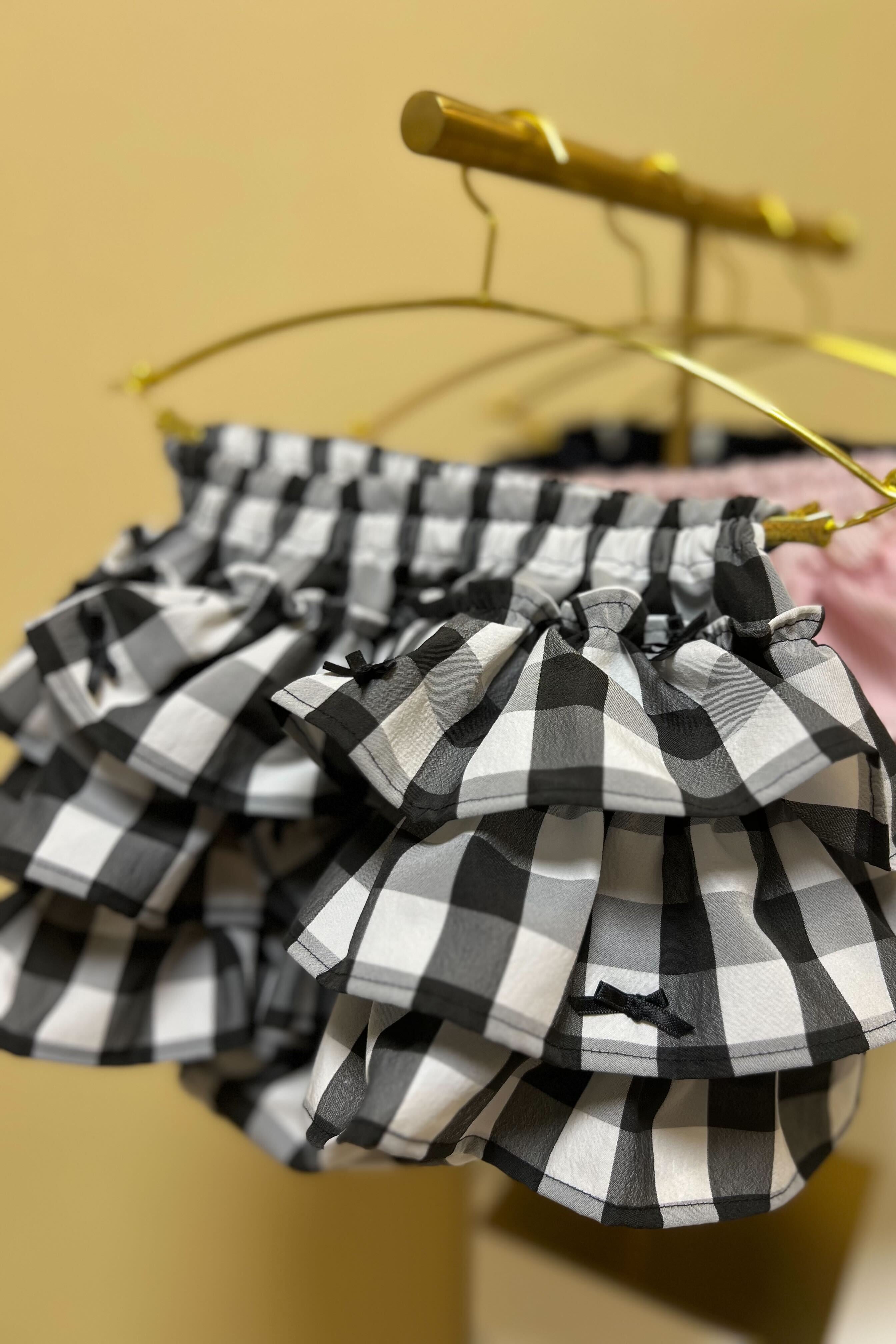 POPPO(ギンガムチェックフリル)リボンなし