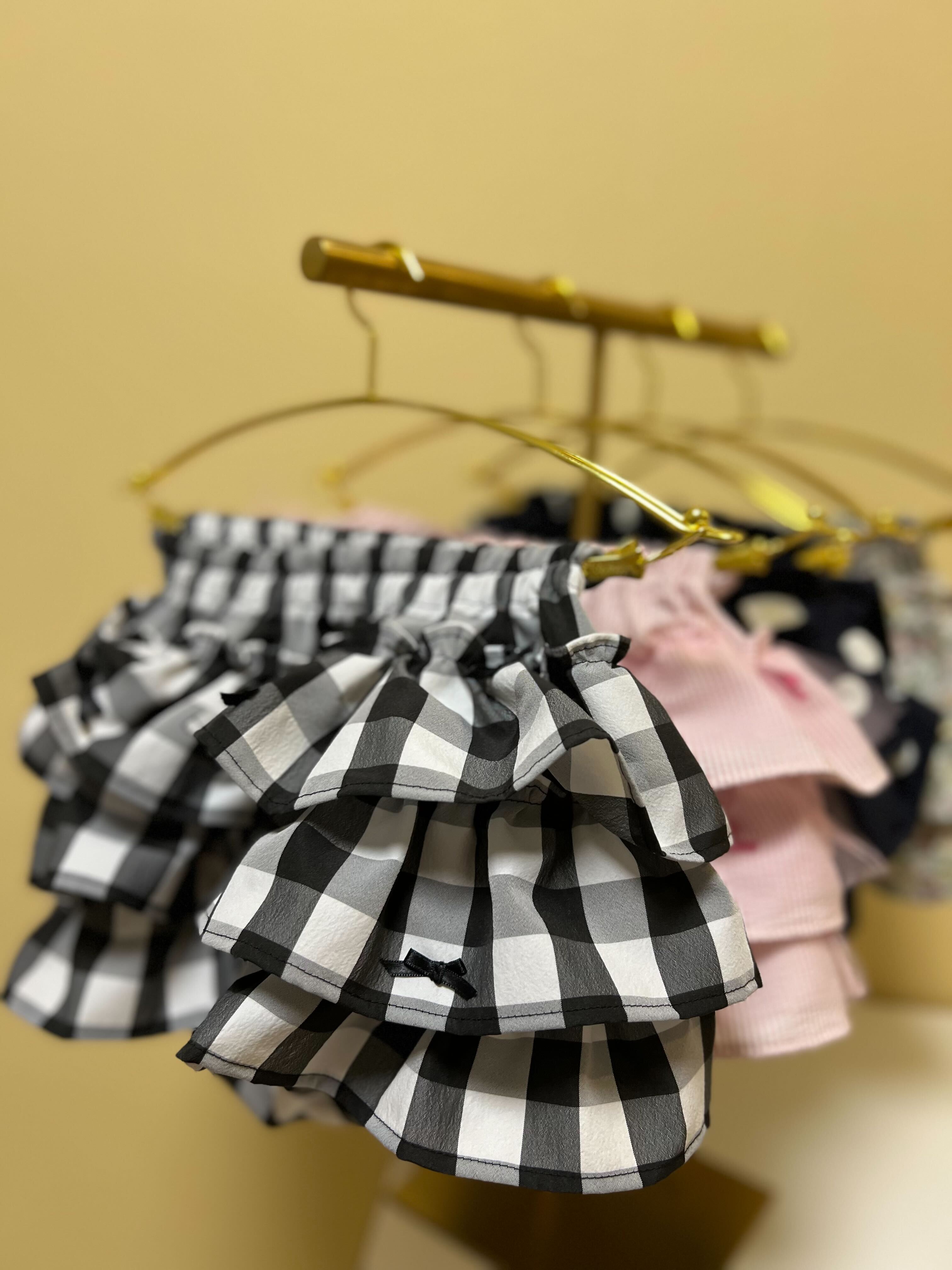 POPPO(ギンガムチェックフリル)リボンなし