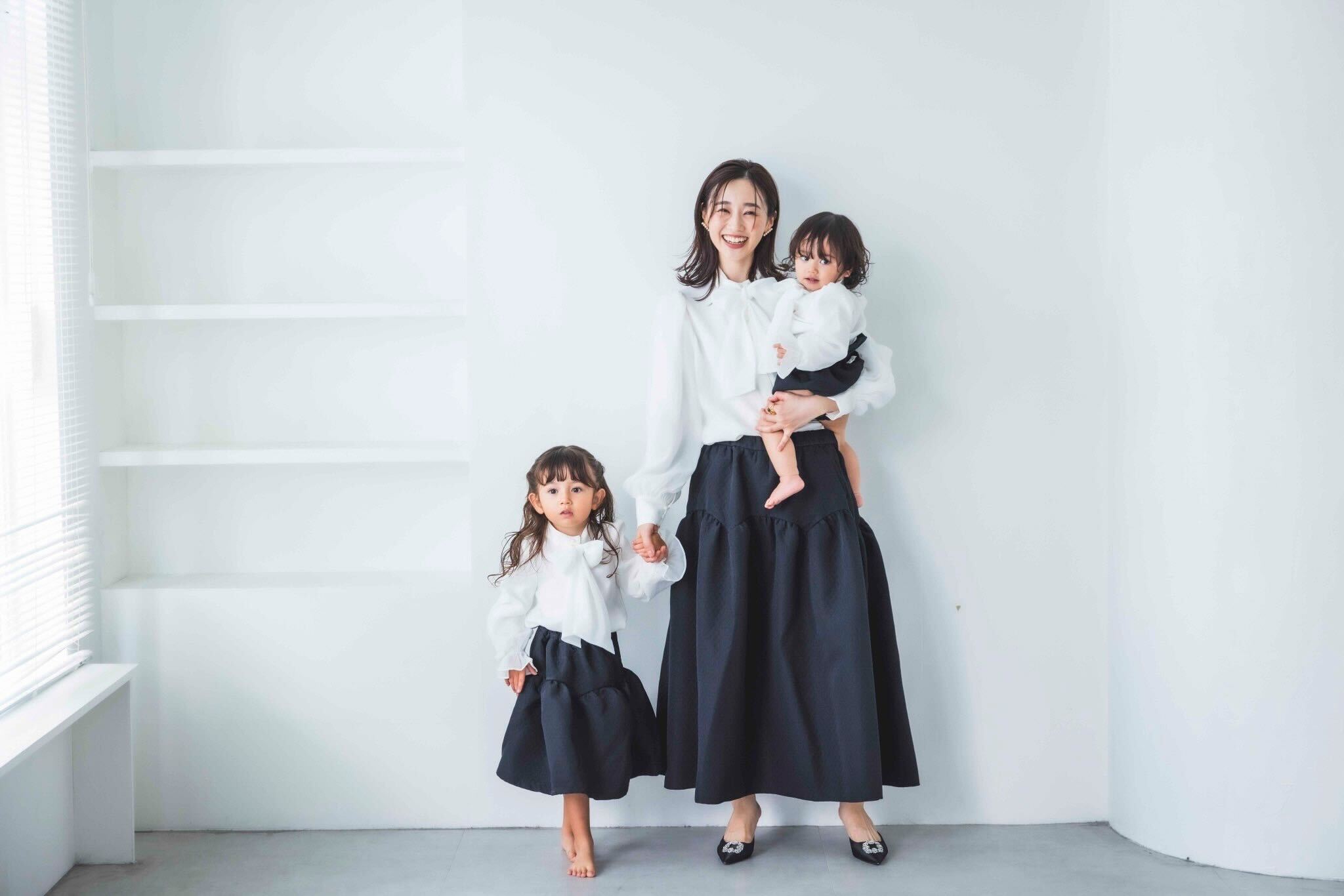 とろみ素材のお出かけブラウス (ブラック)