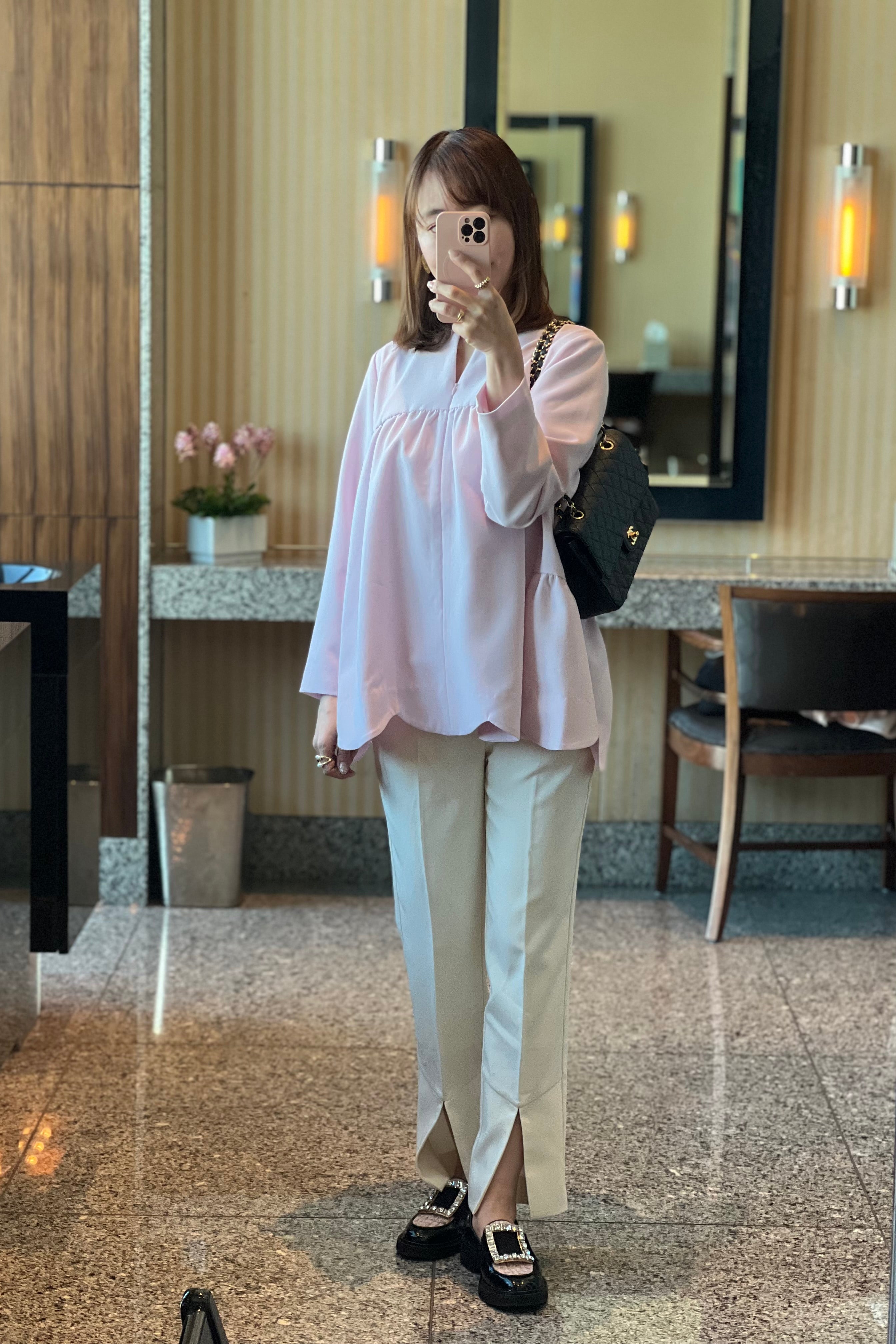 美人トップス(ライトピンク)