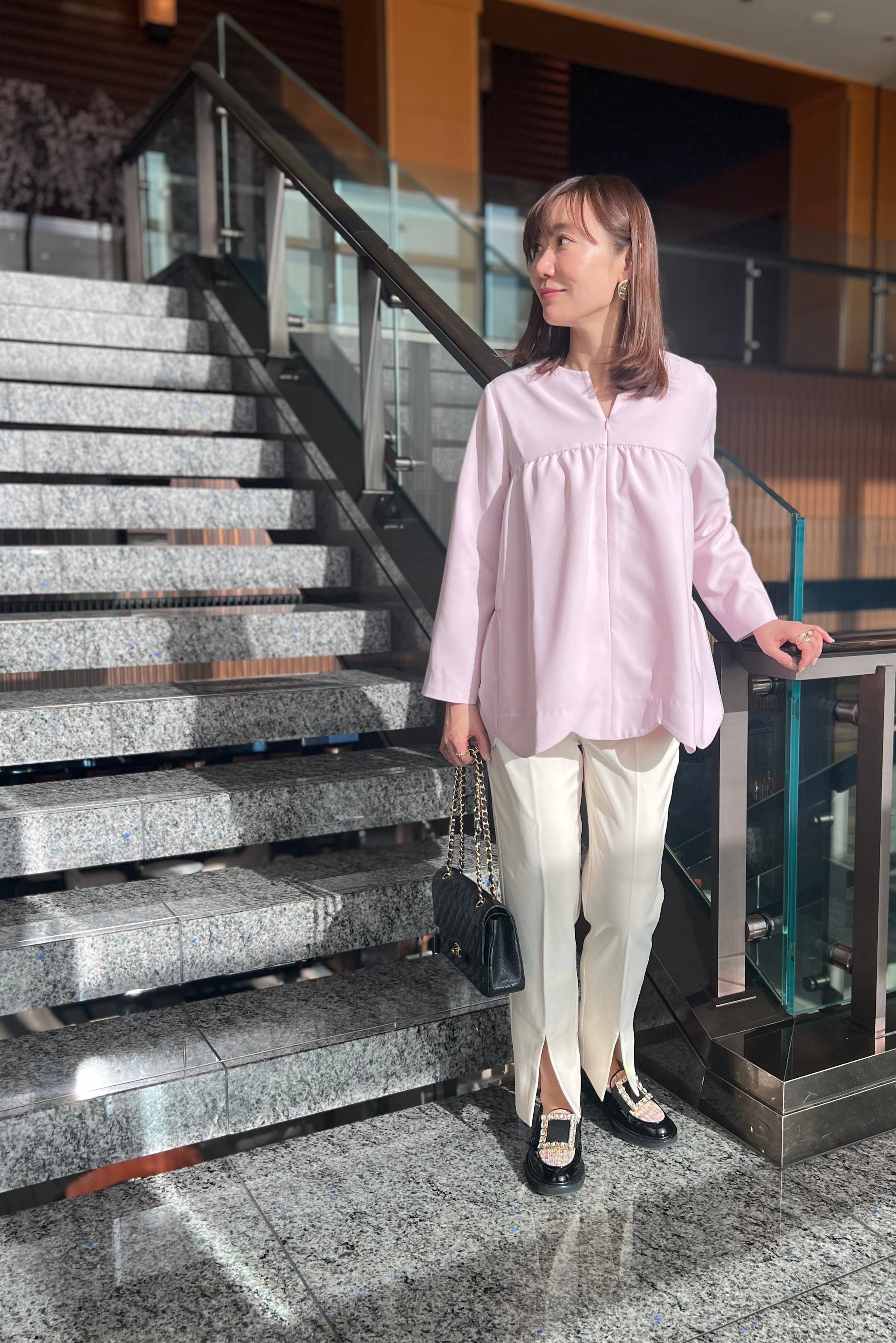 美人トップス(ライトピンク)