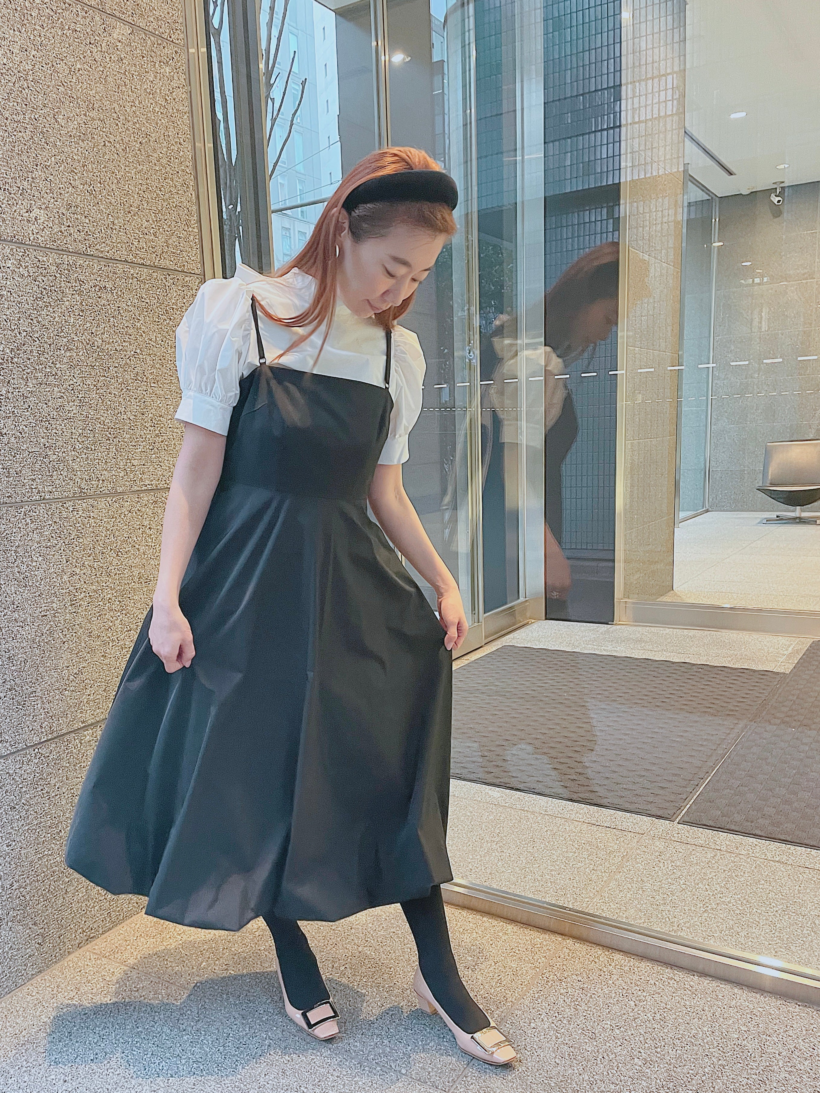 ビッグリボン付きプンソンスカート