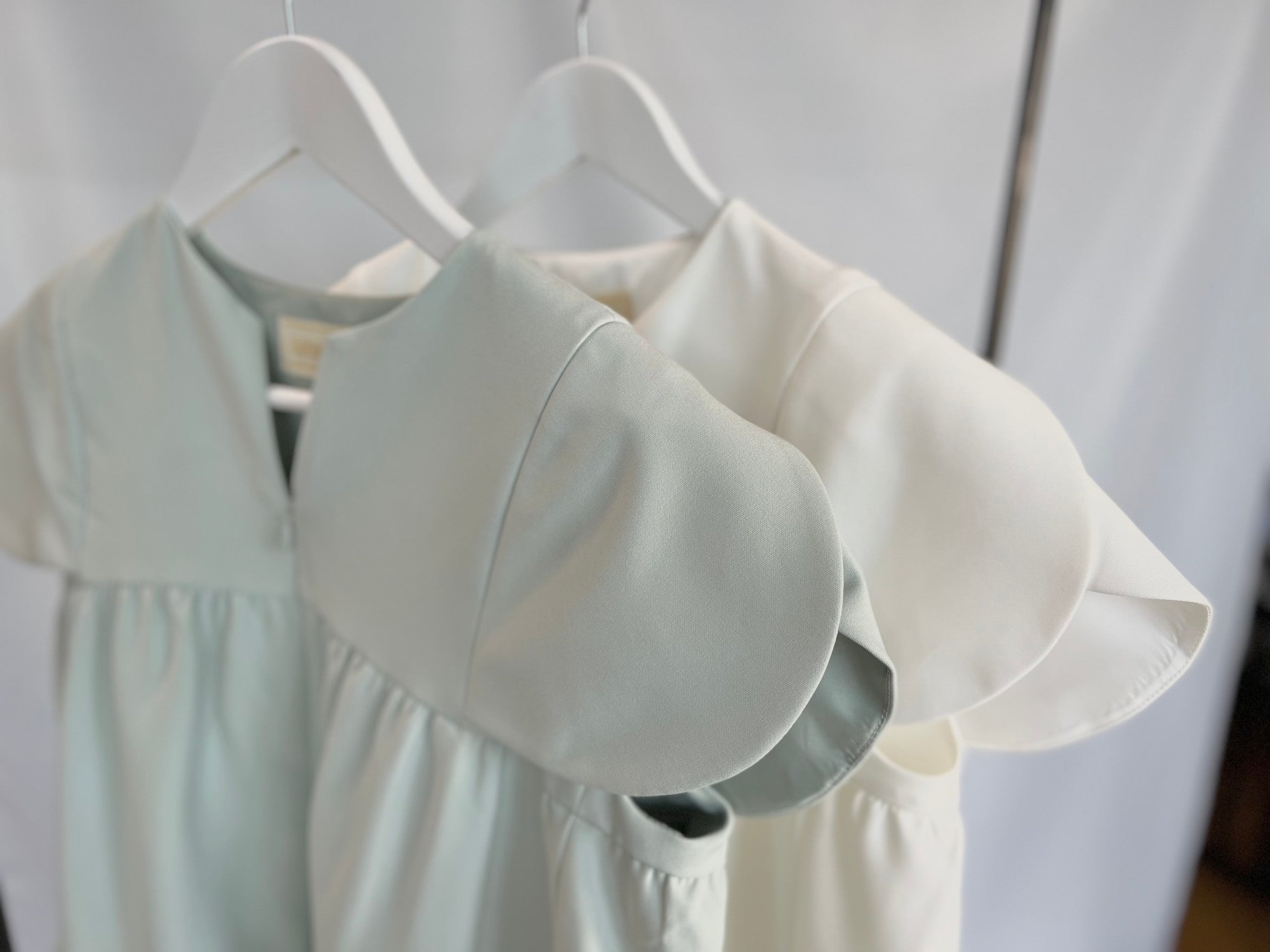 美人トップス ペタルスリーブ(ブルー)