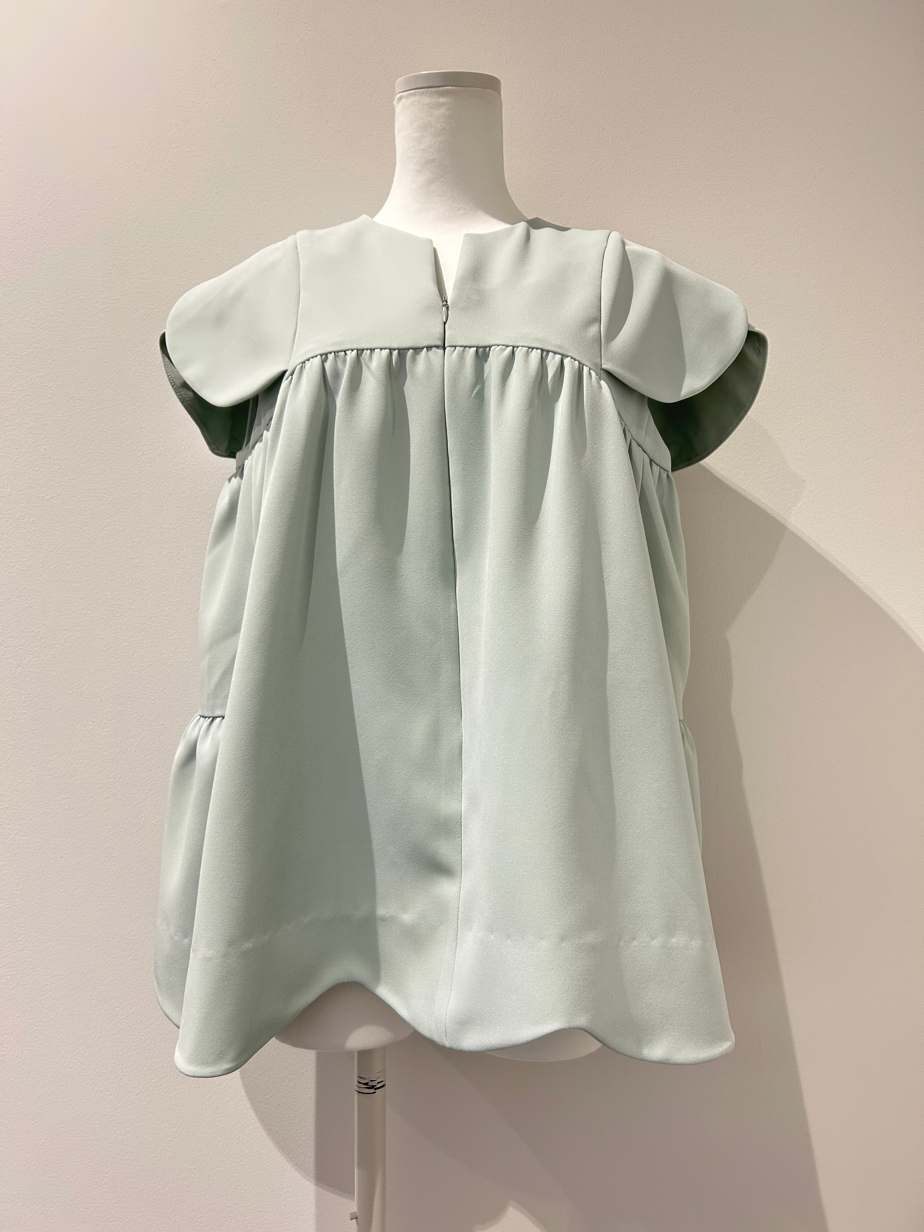 美人トップス ペタルスリーブ(ブルー)