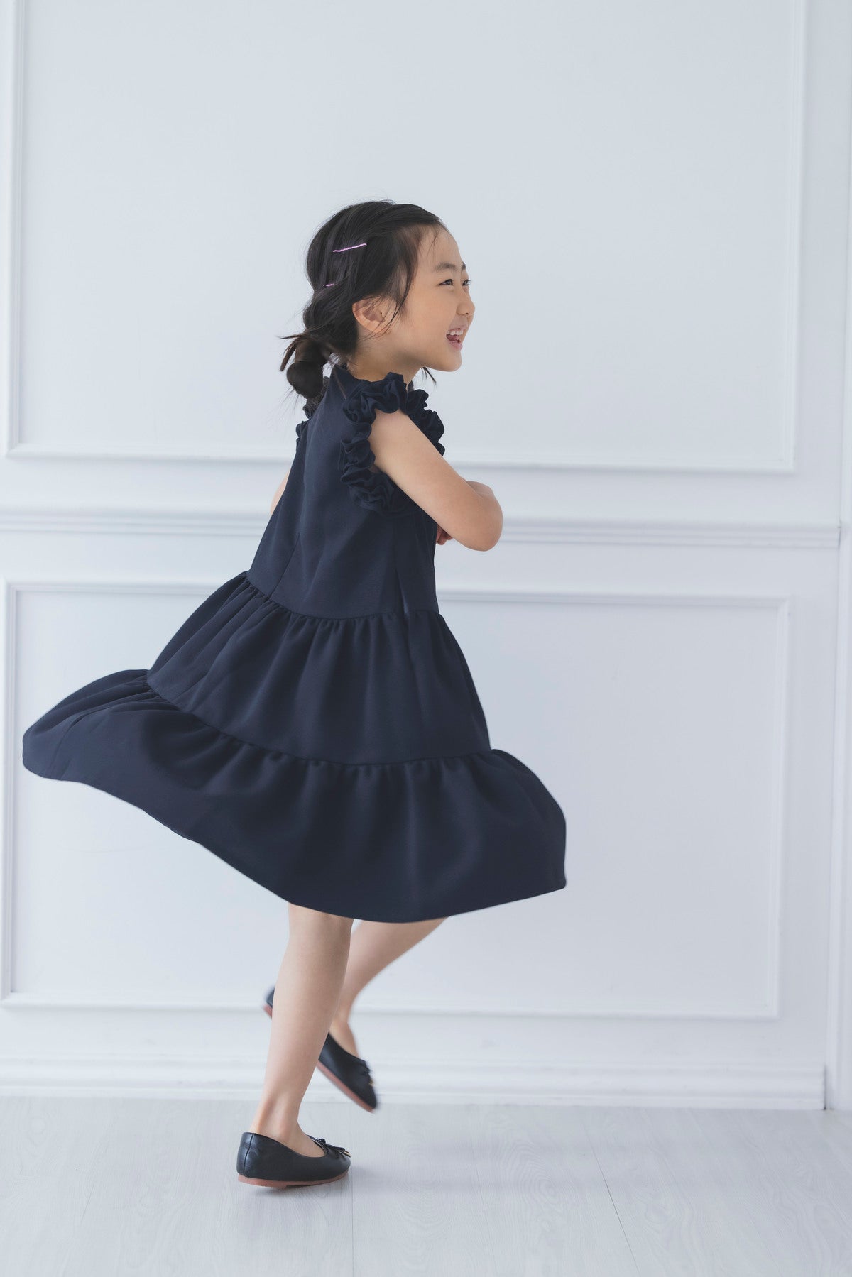 par-lang ドレス for kids（ネイビー）