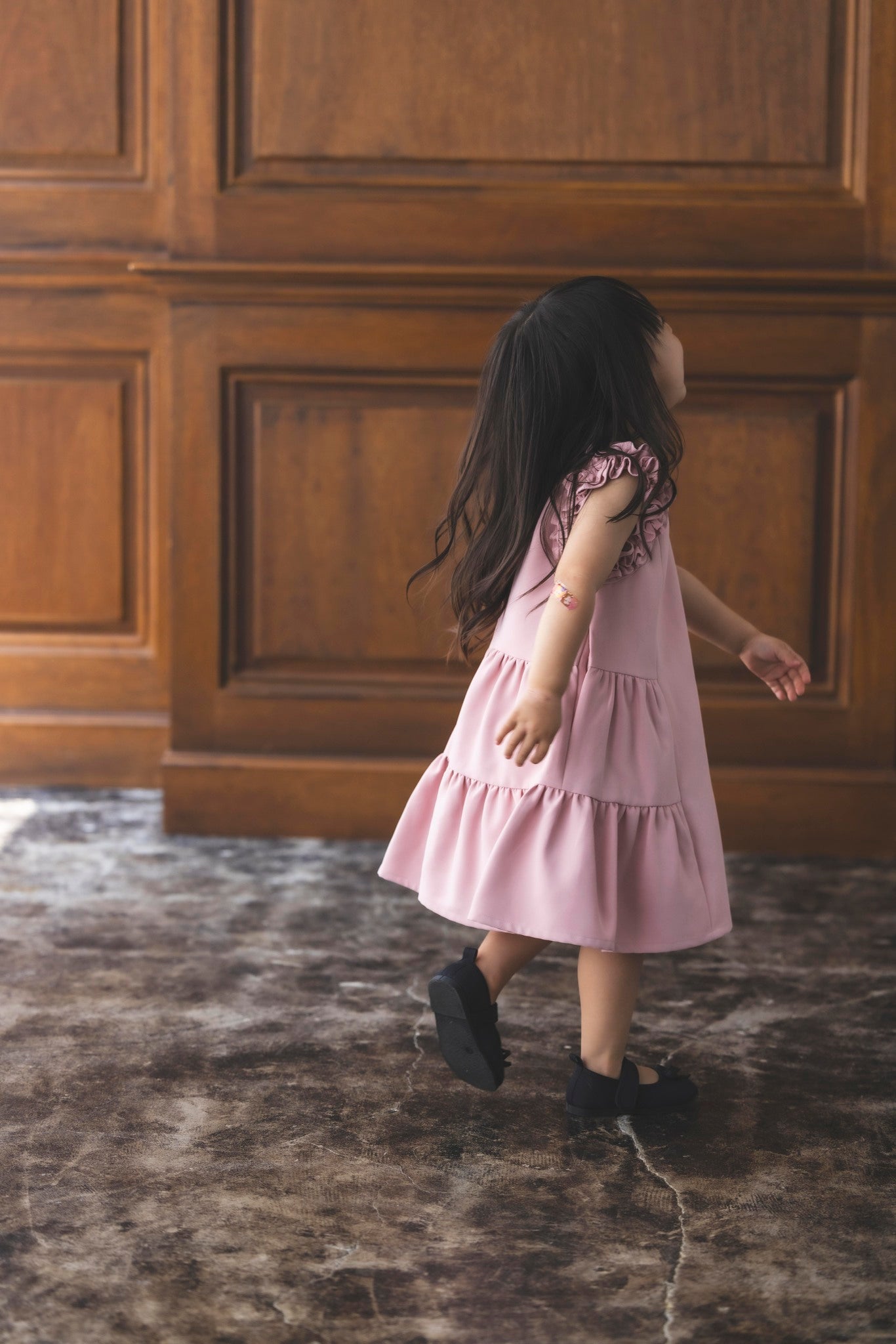 【美品】bitnabi par-lang ドレス ピンク par-langドレス for kids（ピンク）【お上品な授乳服のお店bitnabi】