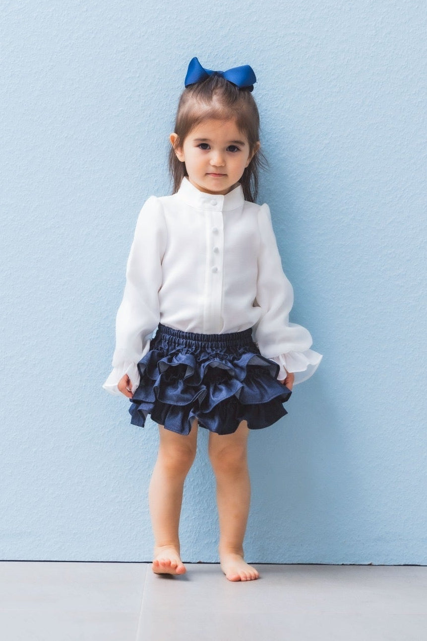 POPPO（デニム生地 フリル）