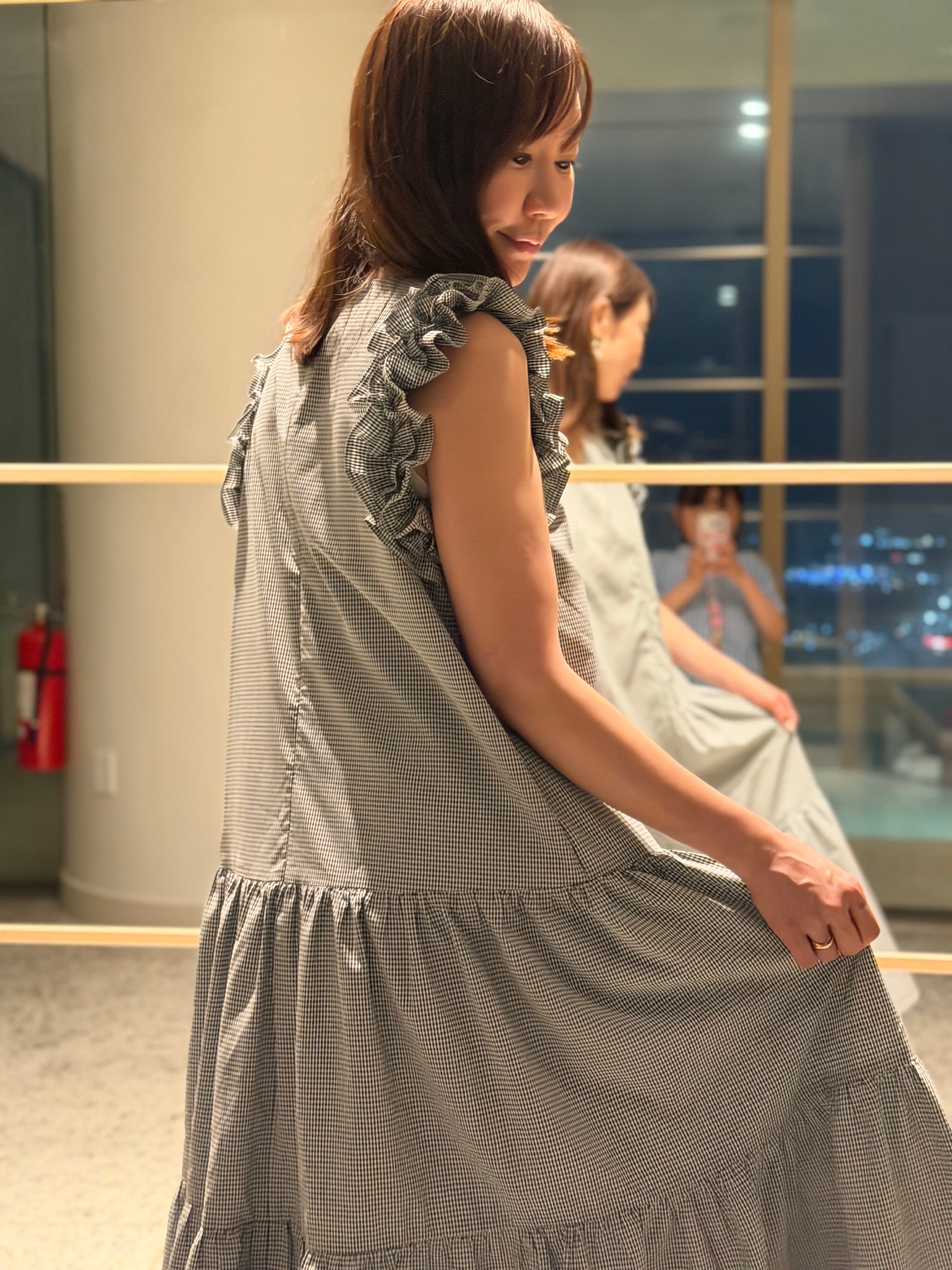 【受注販売】par-langドレス（限定カラーギンガムチェック）