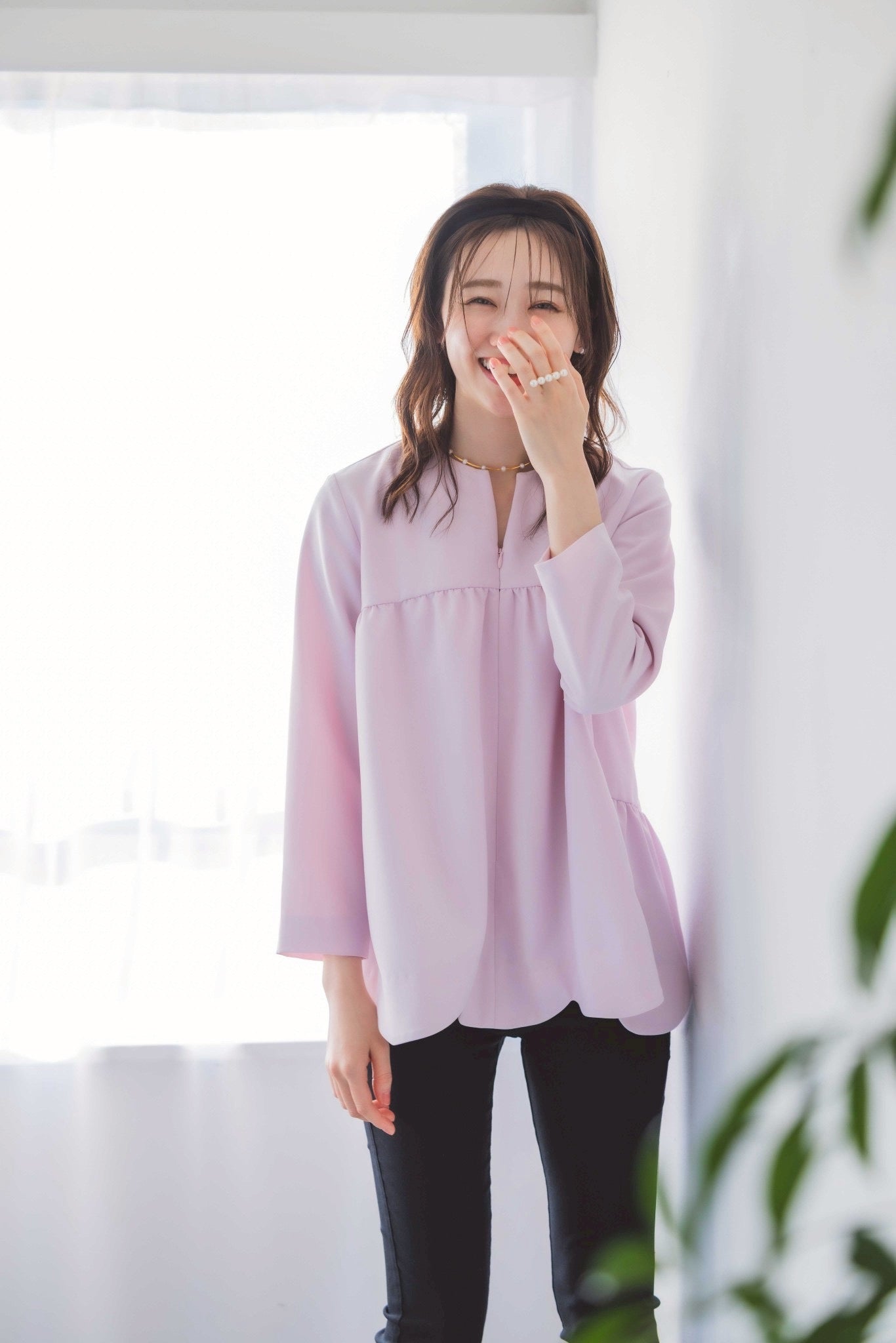 美人トップス（ライトピンク）