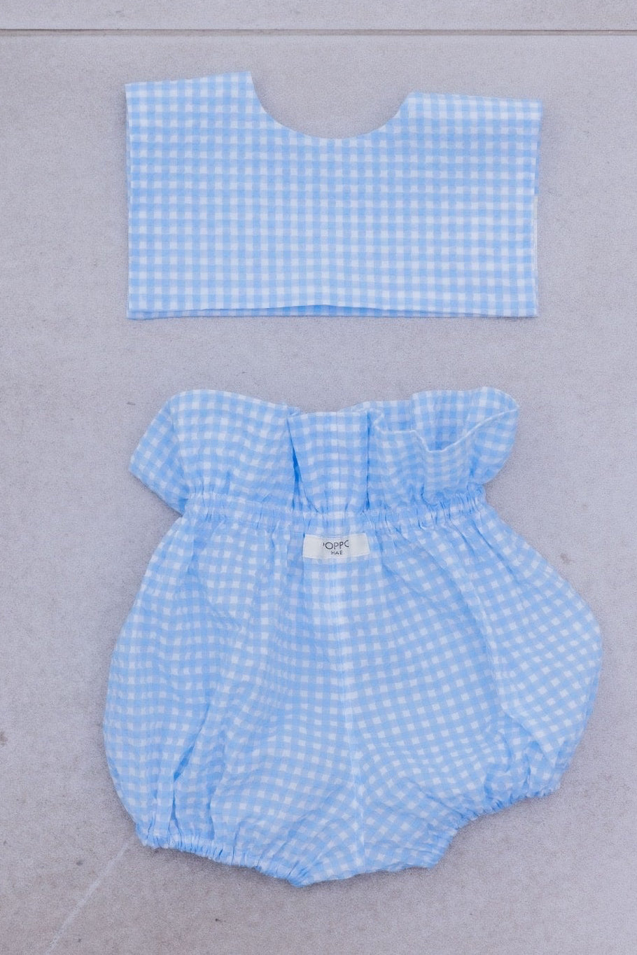 【つけ襟セット展開】POPPO（ギンガムリップル）
