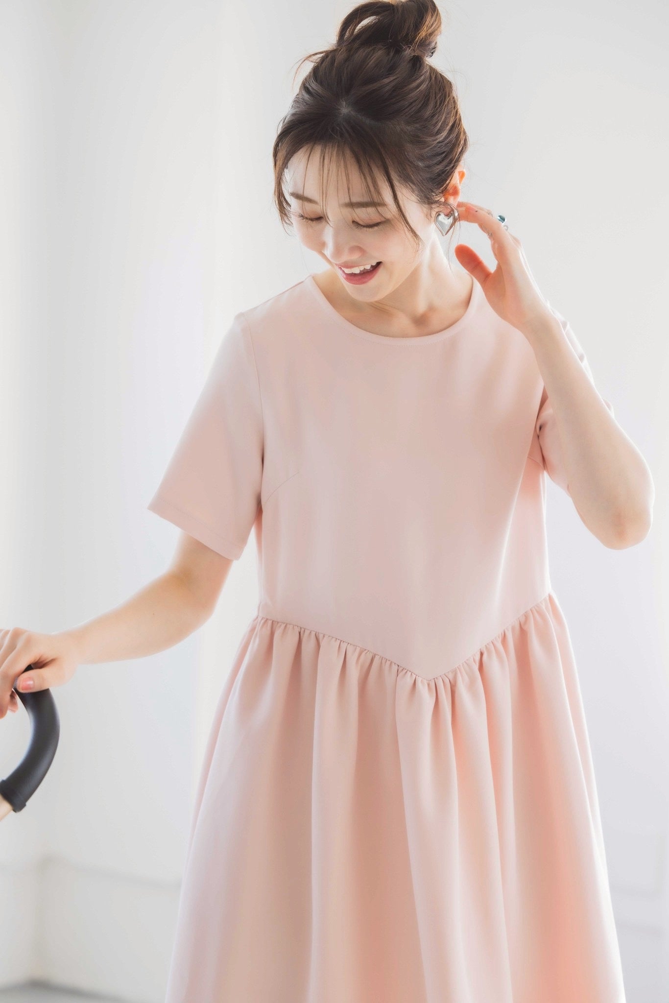 ウエストハートワンピース（ピンク）