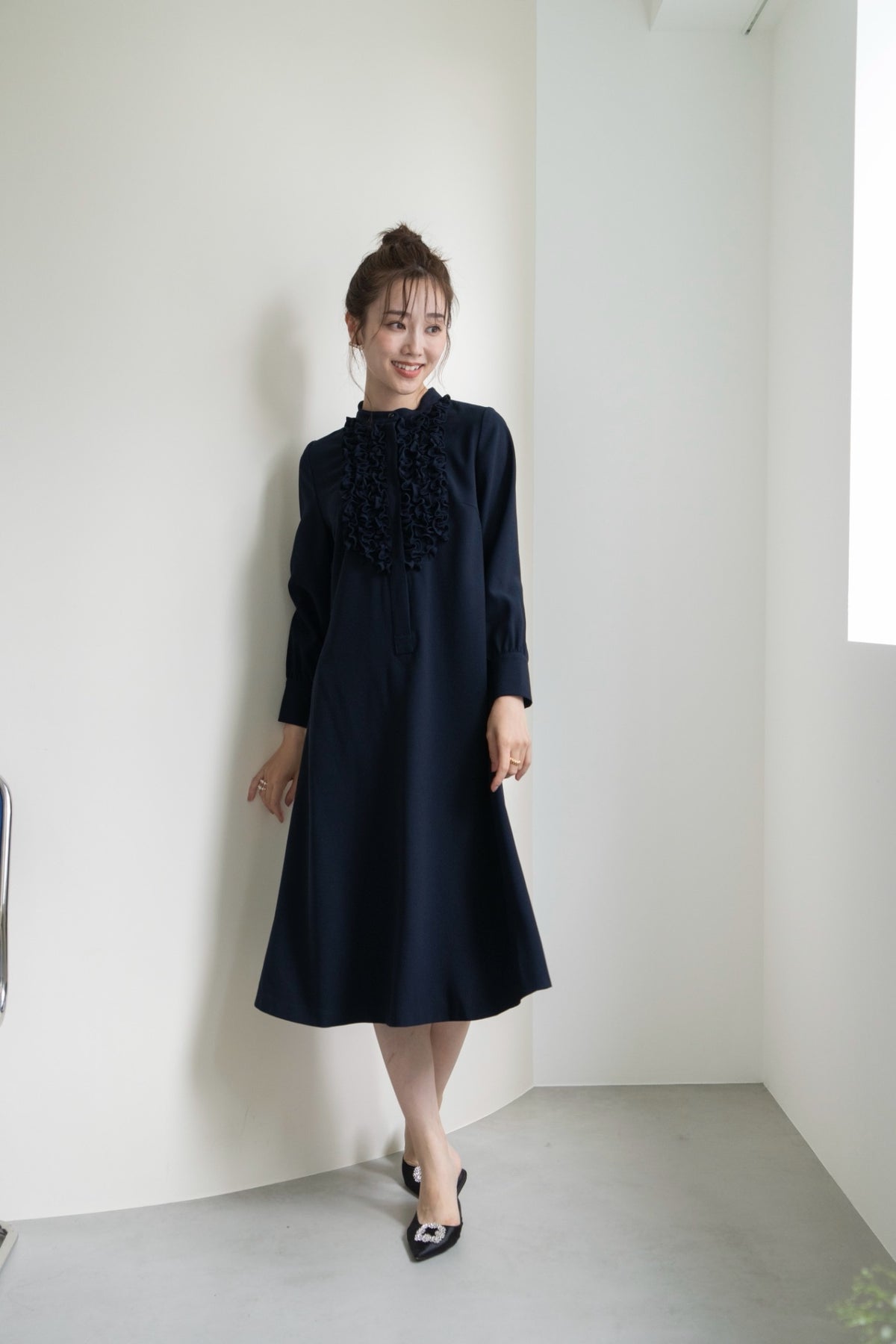 【受注販売】華やぎフリルドレス